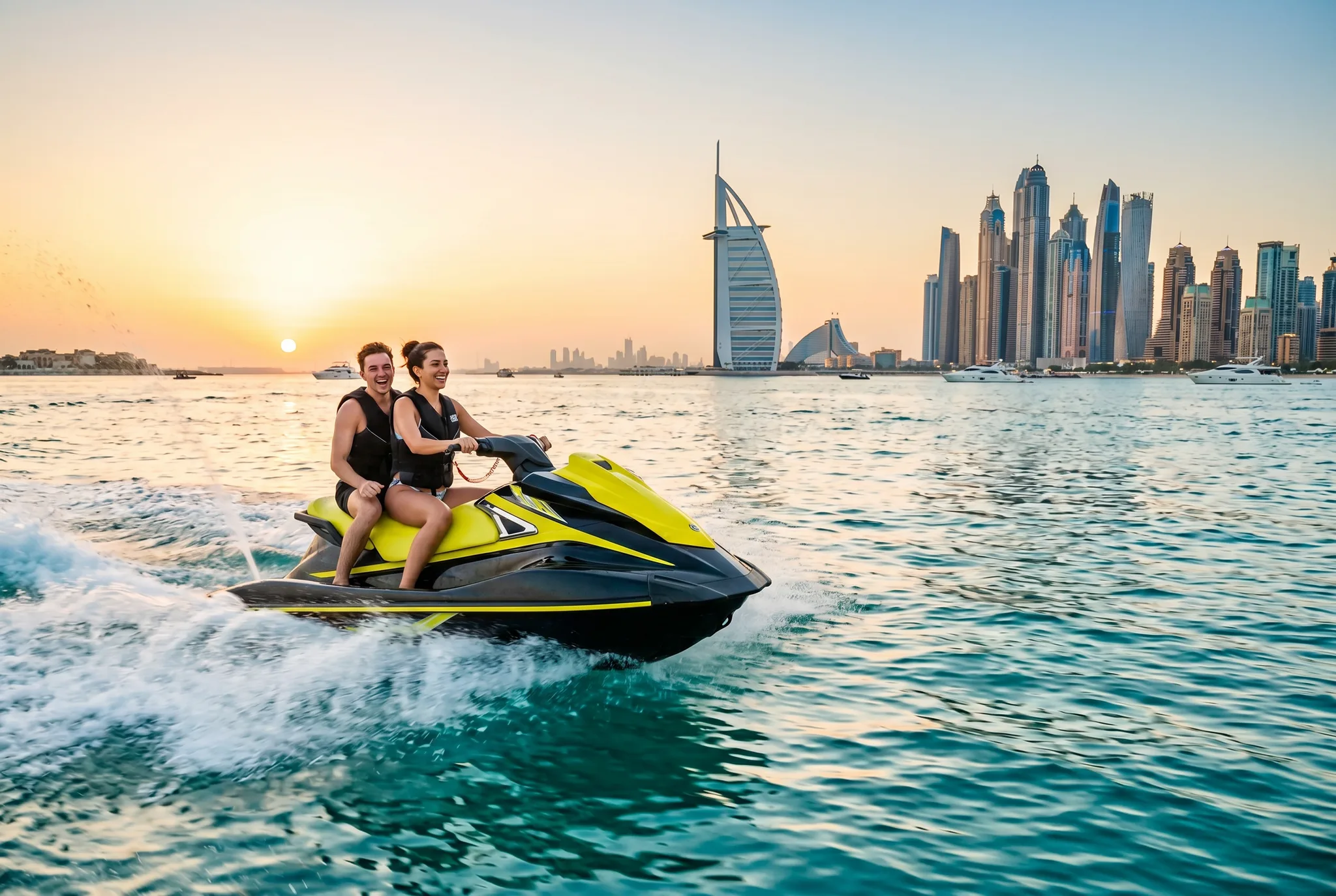 Jetski Marina + Atlantis + Burj
