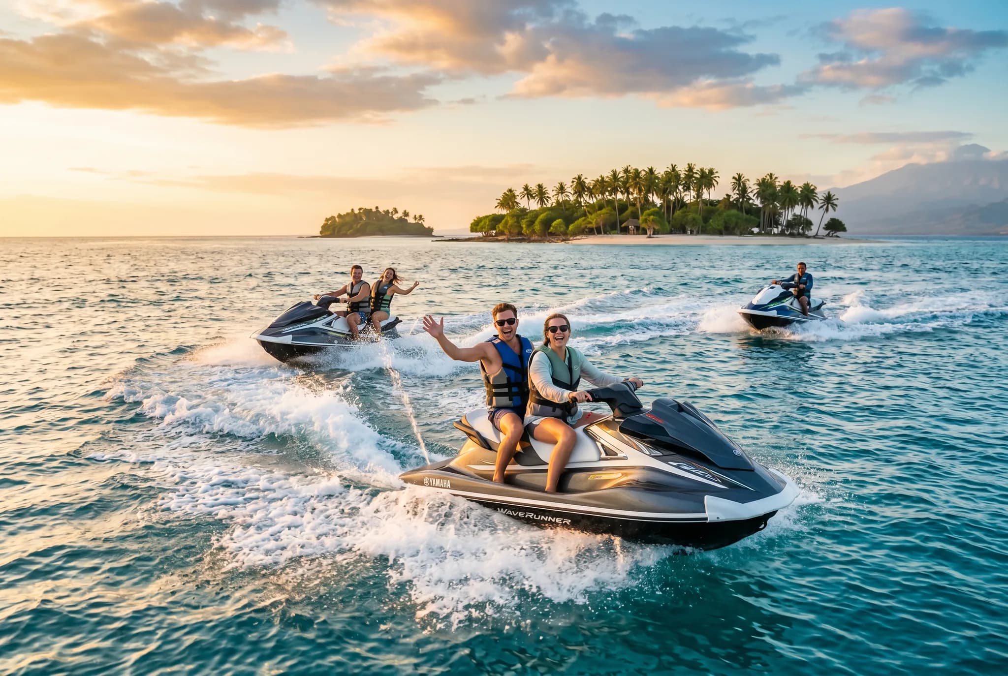 Jet Ski Secret Gilis journée