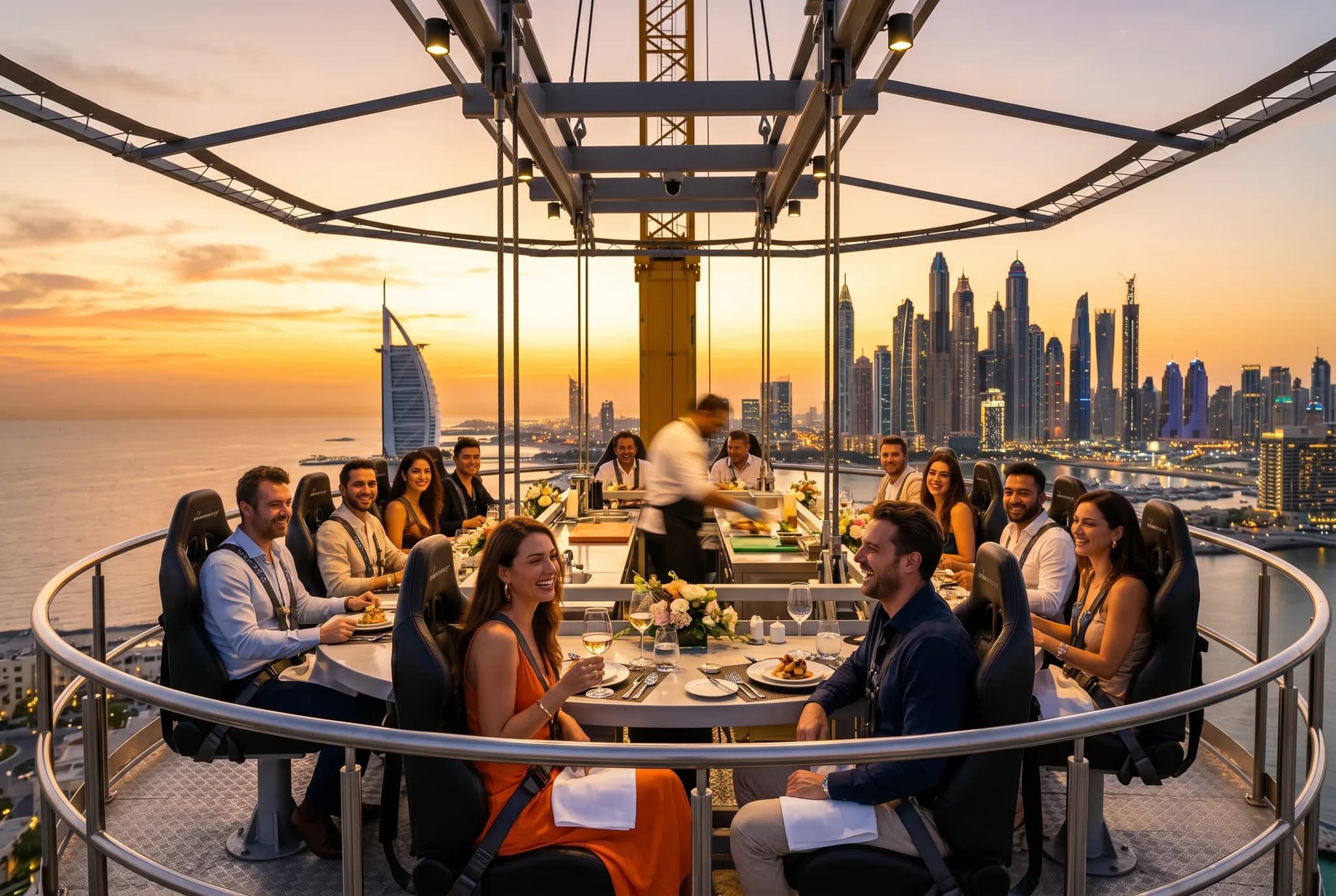 Dîner dans les airs