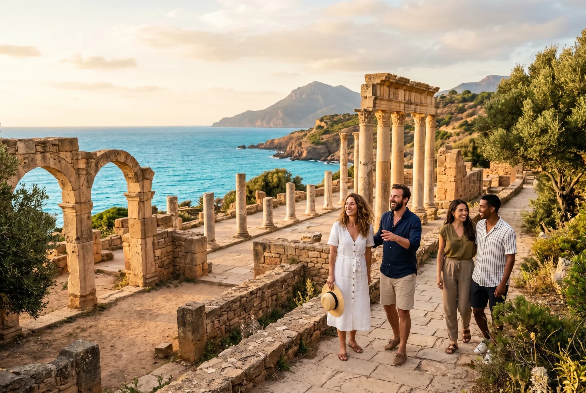 Tipaza ruines romaines + plage