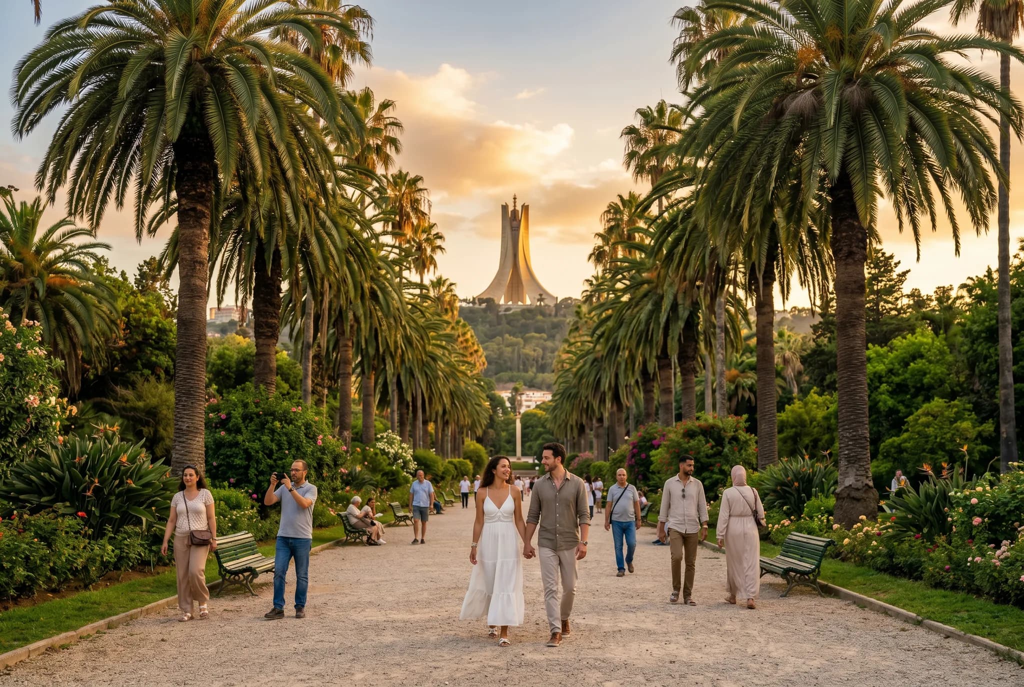 Jardin d'Essai + Maqam Echahid