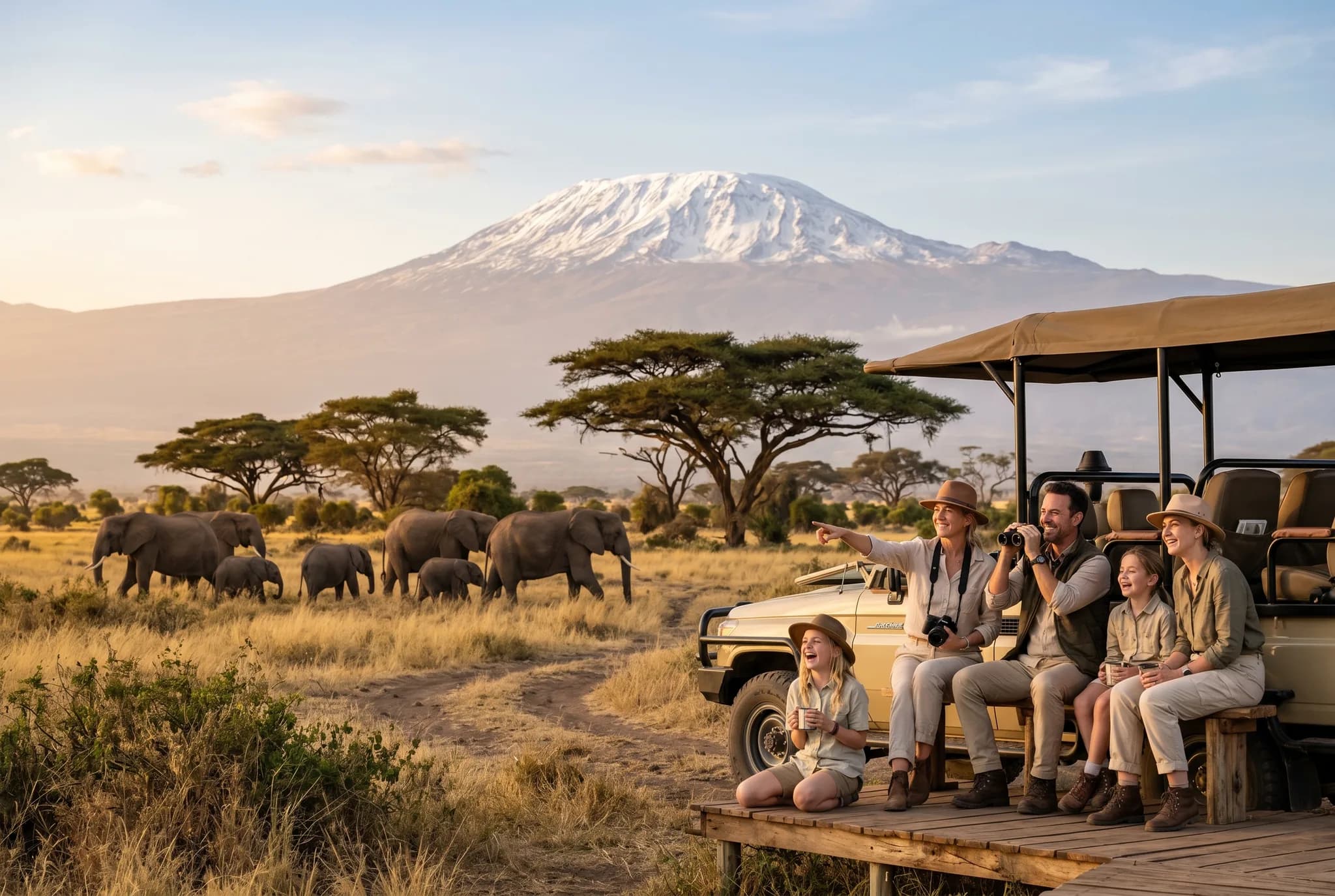 Kilimandjaro + Safari + Zanzibar 12-14j