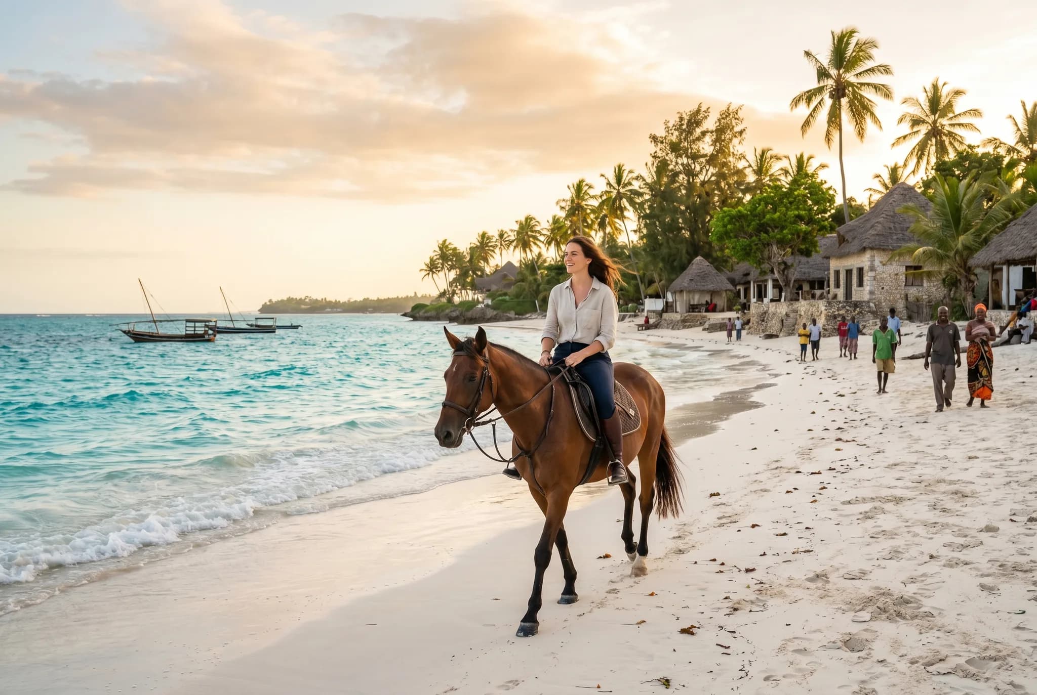 Horse Riding 1h village & plage