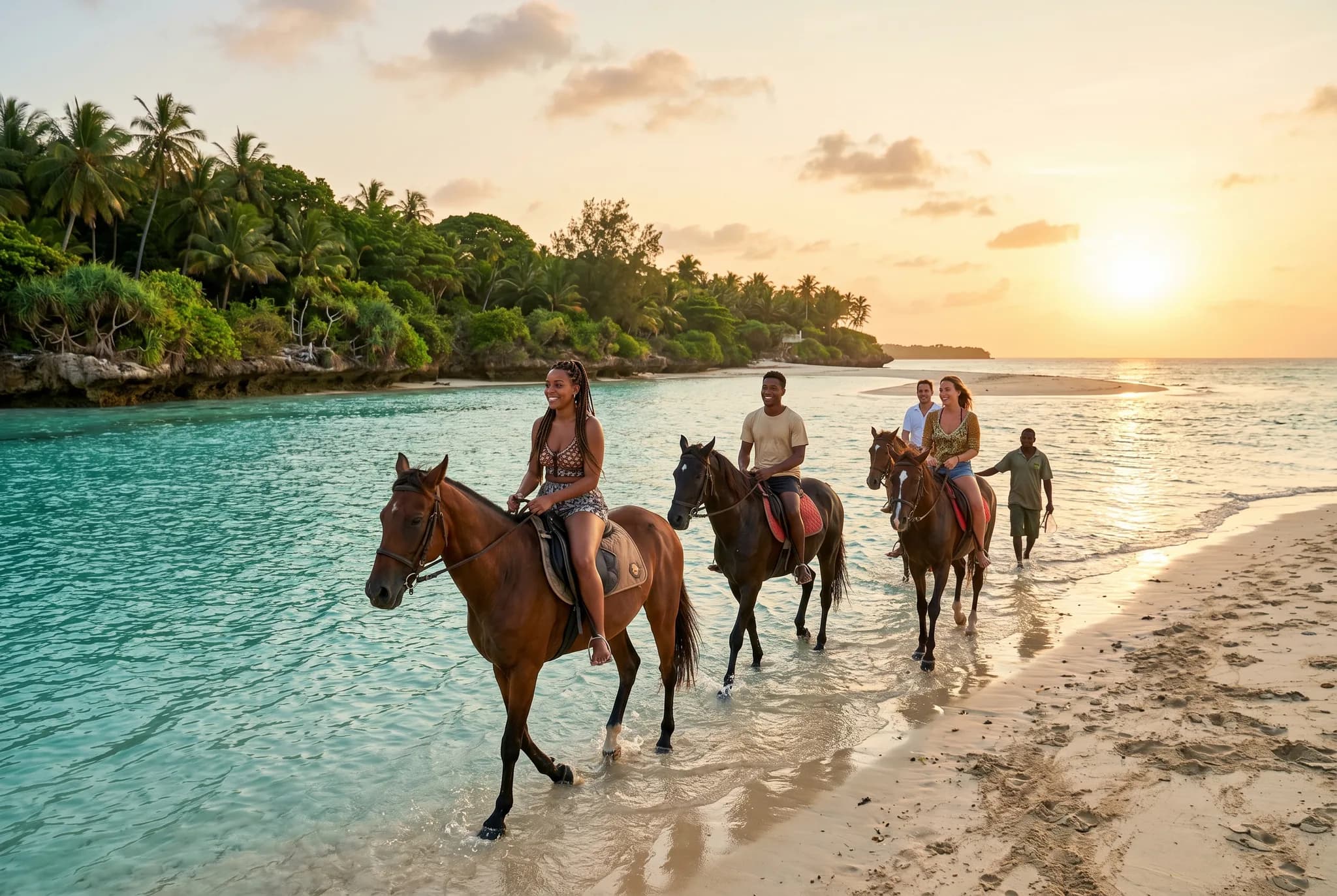 Horse Riding 2h beach + jungle + sandbanks