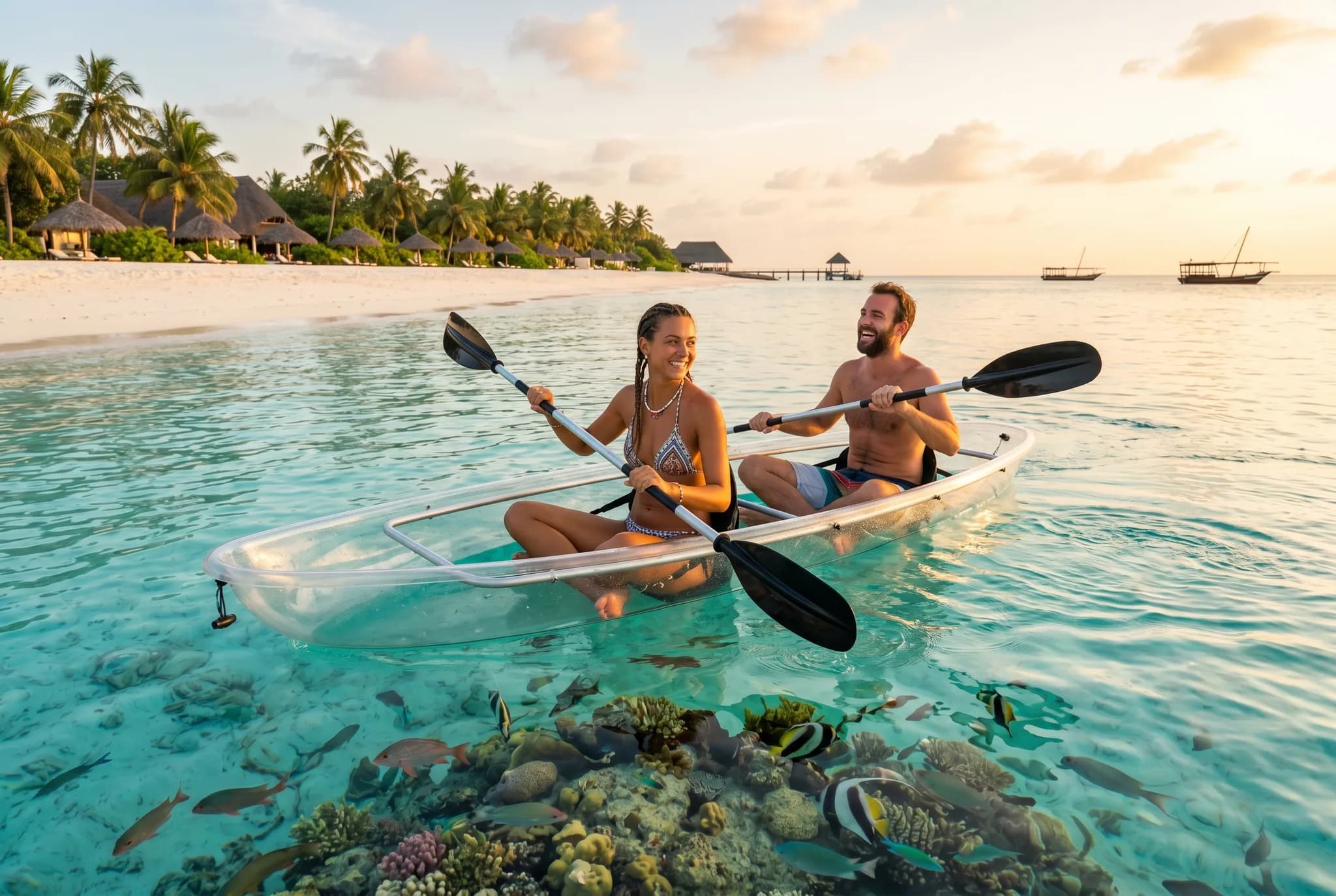 Kayak transparent